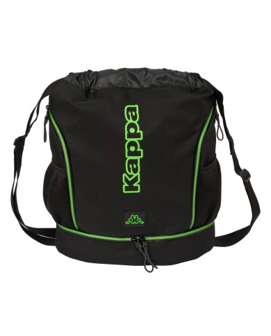 Zaino a Sacca per Bambini Kappa Black Nero 35 x 40 x 1 cm