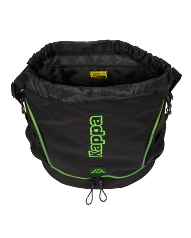 Zaino a Sacca per Bambini Kappa Black Nero 35 x 40 x 1 cm