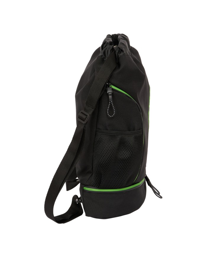 Zaino a Sacca per Bambini Kappa Black Nero 35 x 40 x 1 cm Zaino a Sacca per Bambini Kappa Black Nero 35 x 40 x 1 cm