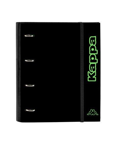 Raccoglitore ad anelli Kappa Black Verde Nero 27 x 32 x 3.5 cm