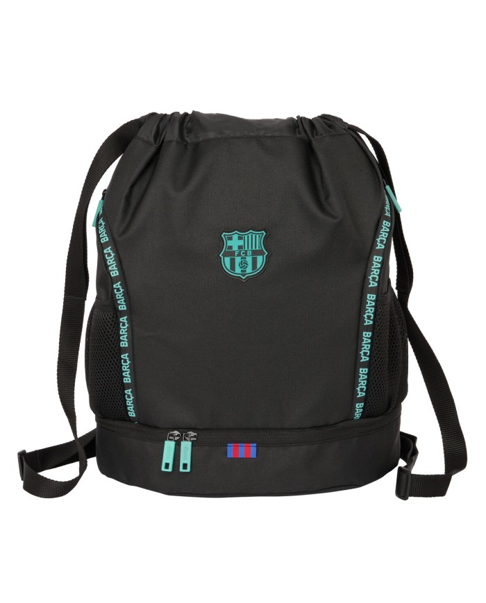 Zaino a Sacca per Bambini F.C. Barcelona Nero 35 x 40 x 1 cm Zaino a Sacca per Bambini F.C. Barcelona Nero 35 x 40 x 1 cm