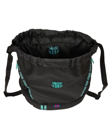 Zaino a Sacca per Bambini F.C. Barcelona Nero 35 x 40 x 1 cm