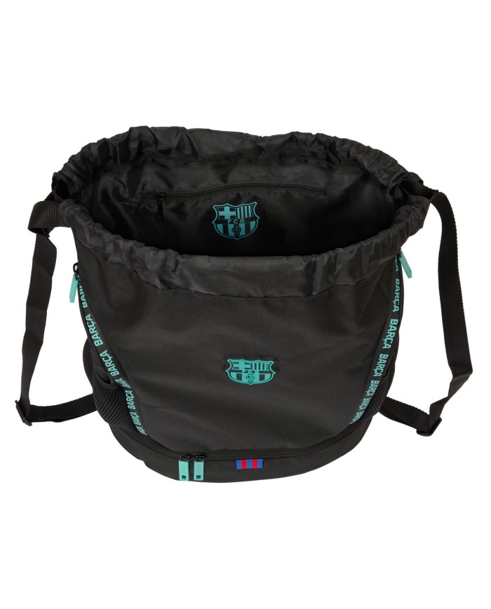 Zaino a Sacca per Bambini F.C. Barcelona Nero 35 x 40 x 1 cm Zaino a Sacca per Bambini F.C. Barcelona Nero 35 x 40 x 1 cm