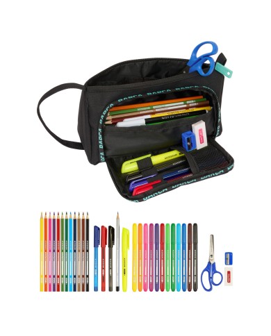 Astuccio per la Scuola con Accessori F.C. Barcelona Nero 20 x 11 x 8.5 cm (32 Pezzi) Astuccio per la Scuola con Accessori F.C. Barcelona Nero 20 x 11 x 8.5 cm (32 Pezzi)