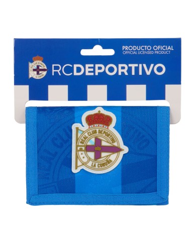 Portafogli R. C. Deportivo de La Coruña Azzurro 12.5 x 9.5 x 1 cm Portafogli R. C. Deportivo de La Coruña Azzurro 12.5 x 9.5 x 1 cm