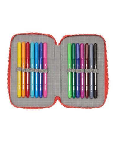 Astuccio Doppio Atlético Madrid Azzurro Rosso 12.5 x 19.5 x 4 cm (28 Pezzi) Astuccio Doppio Atlético Madrid Azzurro Rosso 12.5 x 19.5 x 4 cm (28 Pezzi)