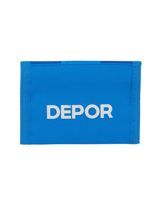 Portafogli R. C. Deportivo de La Coruña Azzurro 12.5 x 9.5 x 1 cm