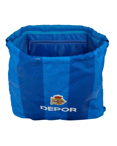 Zainetto con Cordini R. C. Deportivo de La Coruña Azzurro 35 x 40 x 1 cm