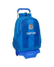 Trolley per la Scuola R. C. Deportivo de La Coruña Azzurro 32 x 44 x 16 cm Trolley per la Scuola R. C. Deportivo de La Coruña Azzurro 32 x 44 x 16 cm