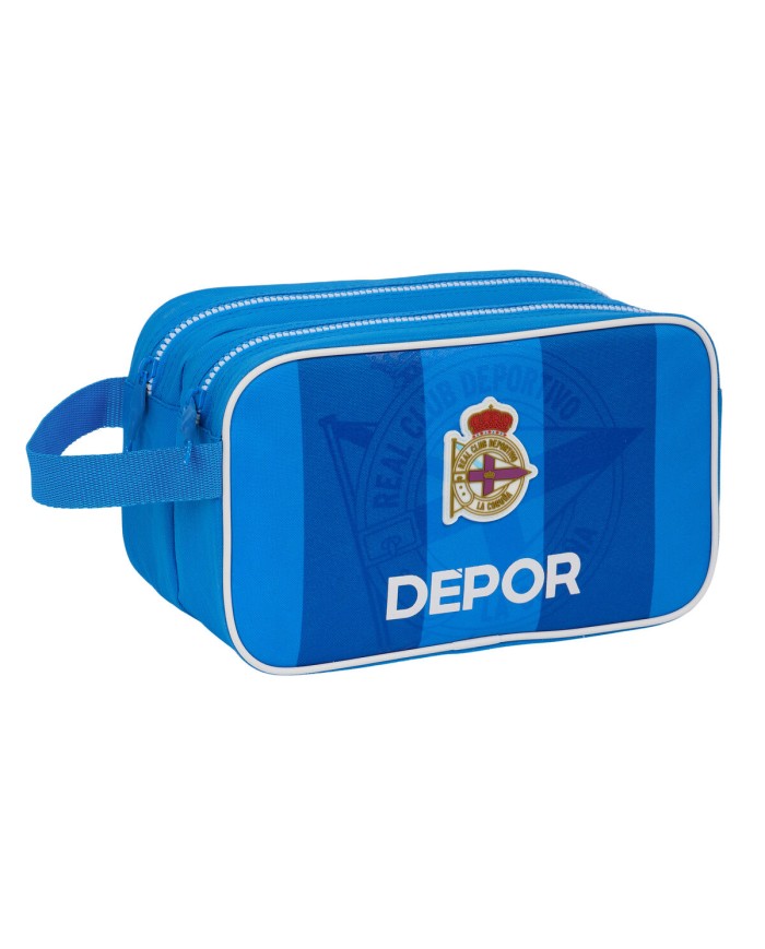 Necessaire per la Scuola R. C. Deportivo de La Coruña Azzurro Sportivo 26 x 15 x 12.5 cm Necessaire per la Scuola R. C. Deportivo de La Coruña Azzurro Sportivo 26 x 15 x 12.5 cm