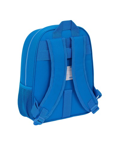 Zaino Scuola R. C. Deportivo de La Coruña Azzurro 27 x 33 x 10 cm