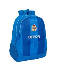 Zaino Scuola R. C. Deportivo de La Coruña Azzurro 27 x 33 x 10 cm