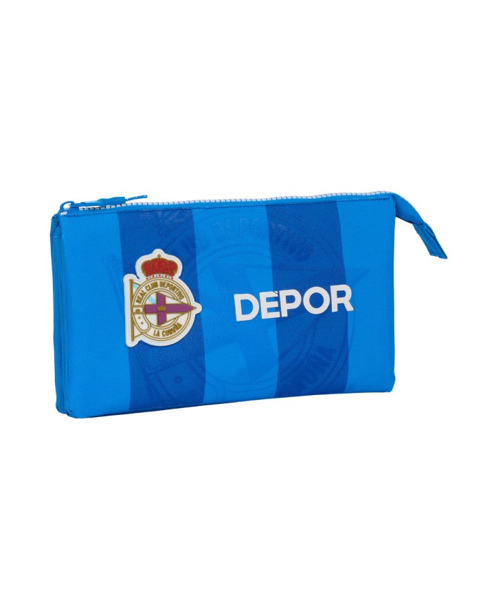 Portaoggetti Triplo R. C. Deportivo de La Coruña Azzurro 22 x 12 x 3 cm Portaoggetti Triplo R. C. Deportivo de La Coruña Azzurro 22 x 12 x 3 cm