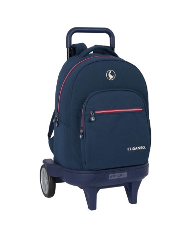 Trolley per la Scuola El Ganso Classic Blu Marino 33 X 45 X 22 cm