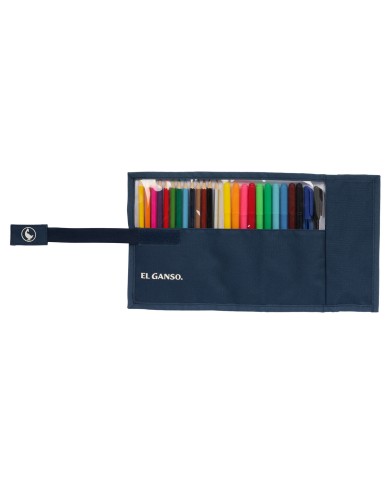 Astuccio Scuola El Ganso Classic Blu Marino 7 x 20 x 7 cm 27 Pezzi Astuccio Scuola El Ganso Classic Blu Marino 7 x 20 x 7 cm 27 Pezzi