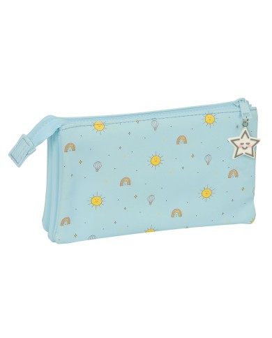 Portaoggetti Triplo Mickey Mouse Clubhouse Baby Azzurro Chiaro 22 x 12 x 3 cm