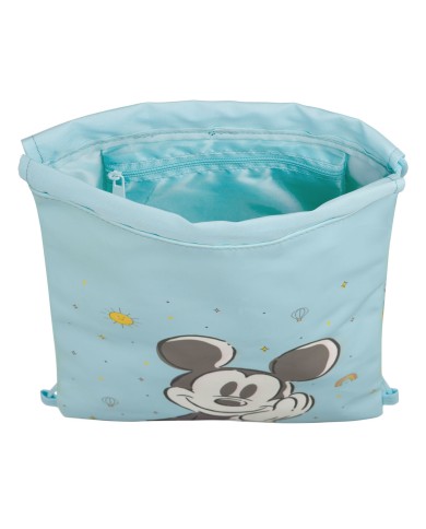 Zainetto con Cordini Mickey Mouse Clubhouse Baby Azzurro 26 x 34 x 1 cm