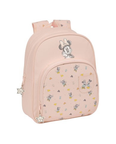 Zaino Scuola Minnie Mouse Baby Rosa 28 x 34 x 10 cm