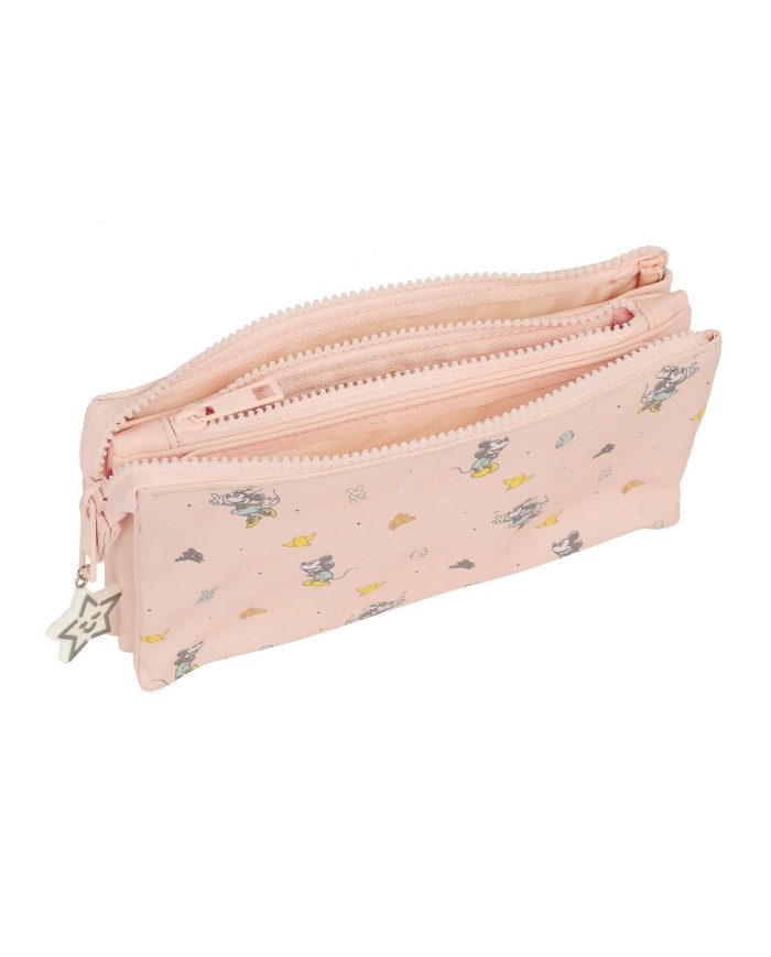 Portaoggetti Triplo Minnie Mouse Baby Rosa 22 x 12 x 3 cm Portaoggetti Triplo Minnie Mouse Baby Rosa 22 x 12 x 3 cm