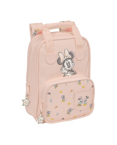 Zaino Scuola Minnie Mouse Baby Rosa 20 x 28 x 8 cm