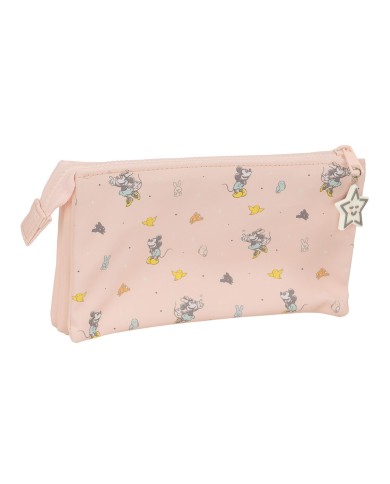 Portaoggetti Triplo Minnie Mouse Baby Rosa 22 x 12 x 3 cm
