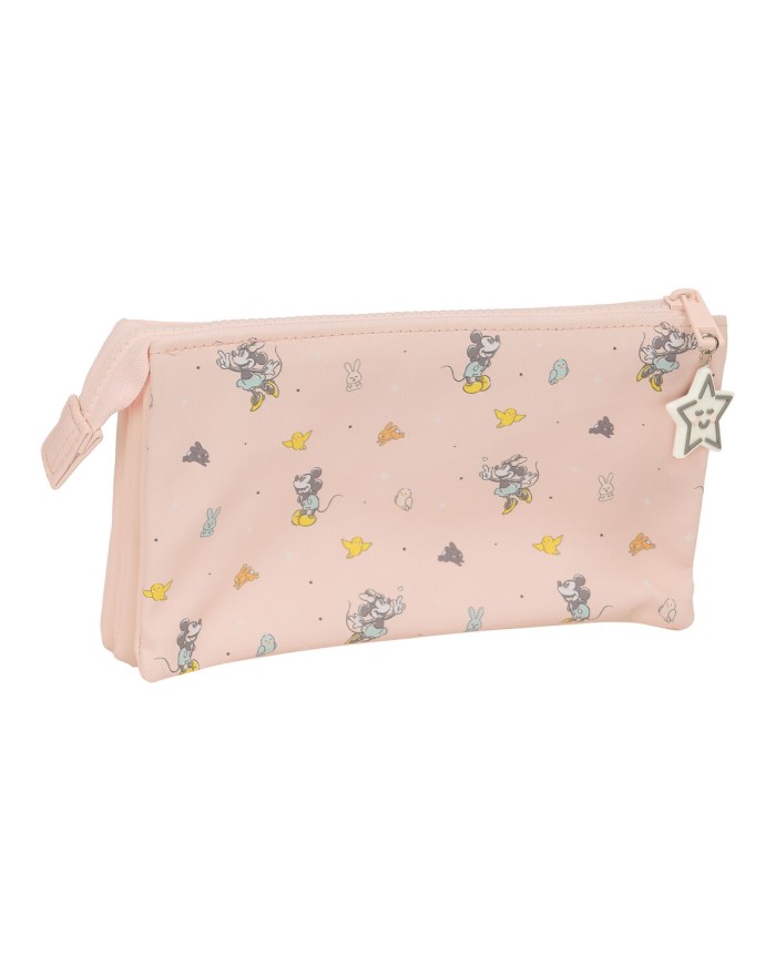 Portaoggetti Triplo Minnie Mouse Baby Rosa 22 x 12 x 3 cm Portaoggetti Triplo Minnie Mouse Baby Rosa 22 x 12 x 3 cm