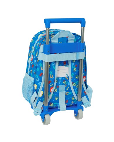 Trolley per la Scuola The Paw Patrol Pups rule Azzurro 26 x 34 x 11 cm Trolley per la Scuola The Paw Patrol Pups rule Azzurro 26 x 34 x 11 cm