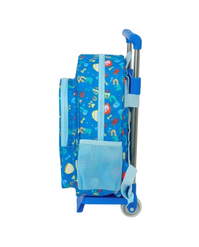 Trolley per la Scuola The Paw Patrol Pups rule Azzurro 26 x 34 x 11 cm Trolley per la Scuola The Paw Patrol Pups rule Azzurro 26 x 34 x 11 cm
