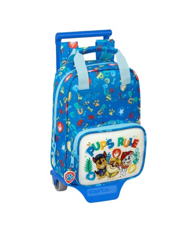 Trolley per la Scuola The Paw Patrol Pups rule Azzurro 20 x 28 x 8 cm Trolley per la Scuola The Paw Patrol Pups rule Azzurro 20 x 28 x 8 cm