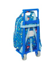 Trolley per la Scuola The Paw Patrol Pups rule Azzurro 20 x 28 x 8 cm