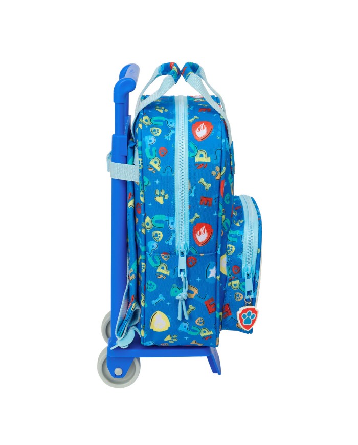 Trolley per la Scuola The Paw Patrol Pups rule Azzurro 20 x 28 x 8 cm