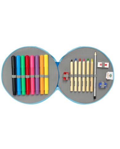 Astuccio The Paw Patrol Pups rule Azzurro 18 Pezzi