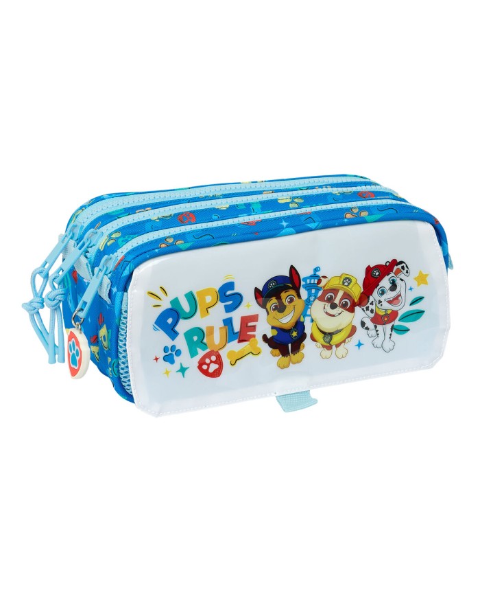 Portaoggetti Triplo The Paw Patrol Pups rule Azzurro 21,5 x 10 x 8 cm Portaoggetti Triplo The Paw Patrol Pups rule Azzurro 21,5 x 10 x 8 cm