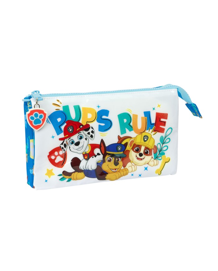 Portaoggetti Triplo The Paw Patrol Pups rule Azzurro 22 x 12 x 3 cm Portaoggetti Triplo The Paw Patrol Pups rule Azzurro 22 x 12 x 3 cm