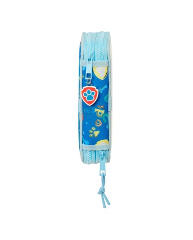 Astuccio Doppio The Paw Patrol Pups rule Azzurro 12.5 x 19.5 x 4 cm 28 Pezzi