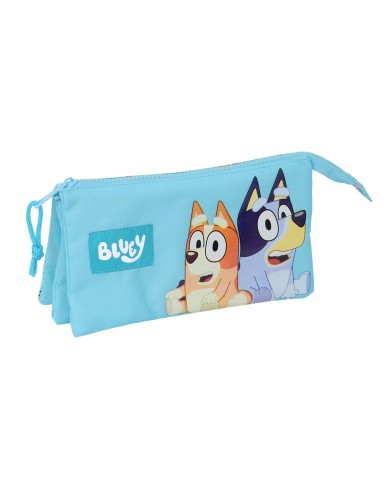 Portaoggetti Triplo Bluey Blu cielo 22 x 12 x 3 cm