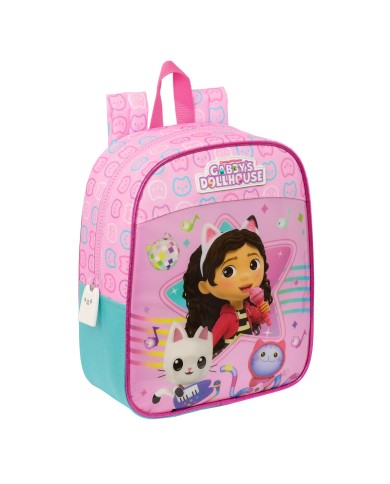 Zaino Scuola Gabby's Dollhouse Party Rosa 22 x 27 x 10 cm Zaino Scuola Gabby's Dollhouse Party Rosa 22 x 27 x 10 cm