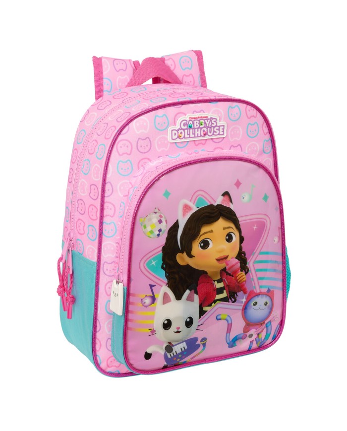 Zaino Scuola Gabby's Dollhouse Party Rosa 32 x 38 x 12 cm Zaino Scuola Gabby's Dollhouse Party Rosa 32 x 38 x 12 cm