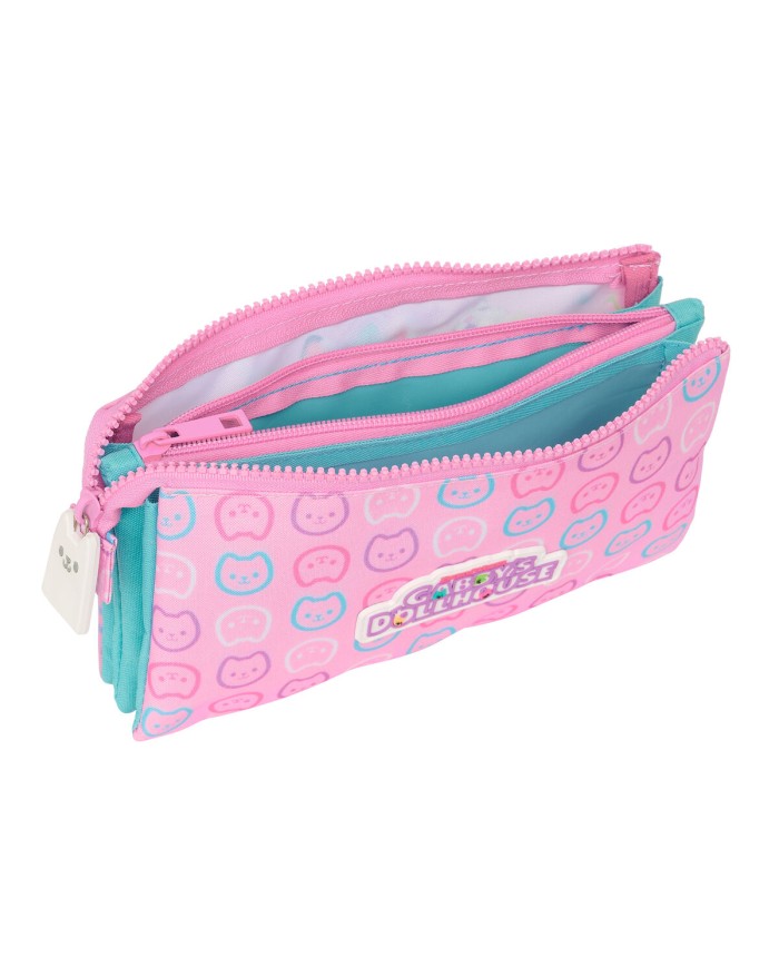 Portaoggetti Triplo Gabby's Dollhouse Party Rosa 22 x 12 x 3 cm