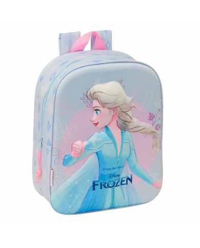 Zaino Scuola Frozen Lilla 22 x 27 x 10 cm 3D Zaino Scuola Frozen Lilla 22 x 27 x 10 cm 3D
