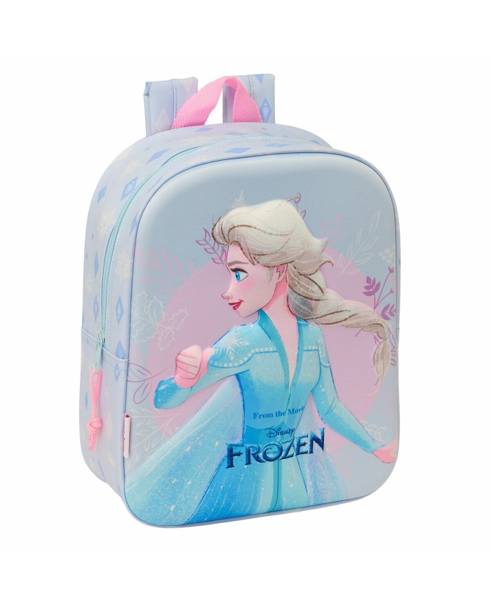 Zaino Scuola Frozen Lilla 22 x 27 x 10 cm 3D Zaino Scuola Frozen Lilla 22 x 27 x 10 cm 3D
