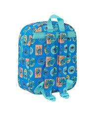 Zaino Scuola Lilo & Stitch Azzurro 22 x 27 x 10 cm 3D