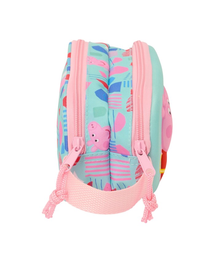 Portaoggetti Doppio Peppa Pig Verde Rosa 21 x 8 x 6 cm 3D Portaoggetti Doppio Peppa Pig Verde Rosa 21 x 8 x 6 cm 3D