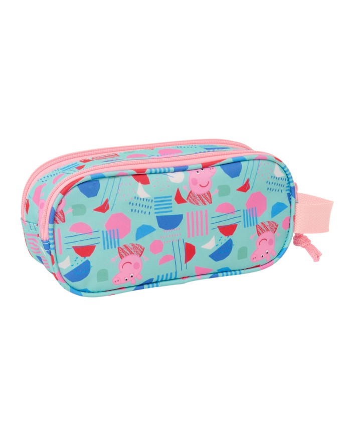 Portaoggetti Doppio Peppa Pig Verde Rosa 21 x 8 x 6 cm 3D Portaoggetti Doppio Peppa Pig Verde Rosa 21 x 8 x 6 cm 3D