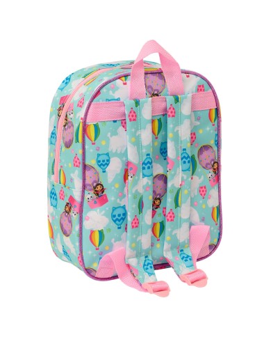 Zaino Scuola Gabby's Dollhouse Rosa Blu cielo 22 x 27 x 10 cm 3D Zaino Scuola Gabby's Dollhouse Rosa Blu cielo 22 x 27 x 10 cm 3D