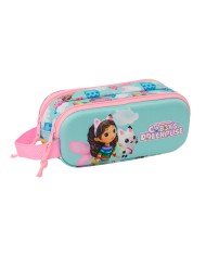 Portaoggetti Doppio Gabby's Dollhouse Rosa Blu cielo 21 x 8 x 6 cm 3D Portaoggetti Doppio Gabby's Dollhouse Rosa Blu cielo 21 x 8 x 6 cm 3D