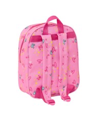 Zaino Scuola Barbie Rosa Fucsia 22 x 27 x 10 cm 3D