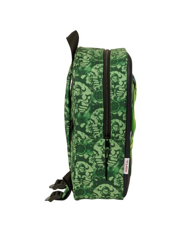 Zaino Scuola Hulk Nero Verde 22 x 27 x 10 cm 3D Zaino Scuola Hulk Nero Verde 22 x 27 x 10 cm 3D