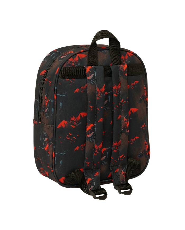 Zaino Scuola Batman Nero 22 x 27 x 10 cm 3D