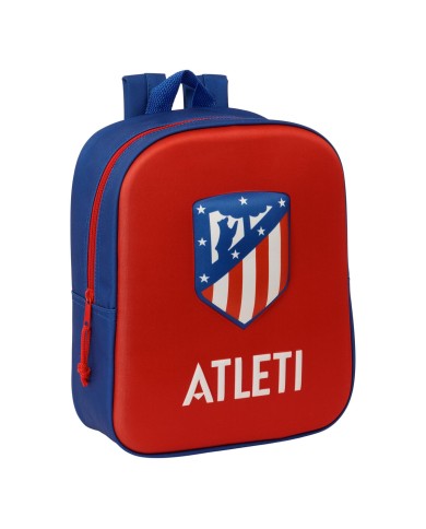 Zaino Scuola Atlético Madrid Rosso 22 x 27 x 10 cm 3D Zaino Scuola Atlético Madrid Rosso 22 x 27 x 10 cm 3D